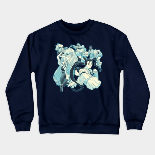 Robot Rpg Crewneck Sweatshirt by CoinboxTees